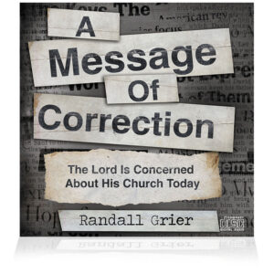 A Message Of Correction (Single CD)