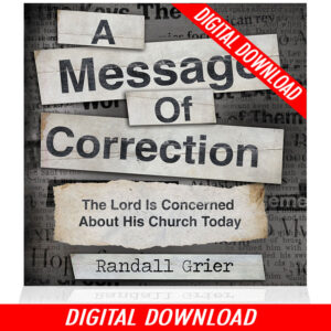 A Message Of Correction (Single MP3)