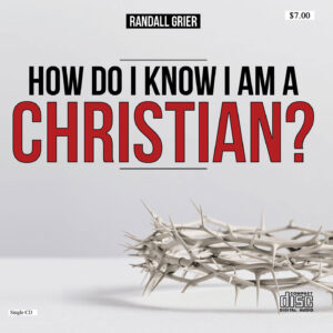 How Do I Know I Am A Christian (Single CD)