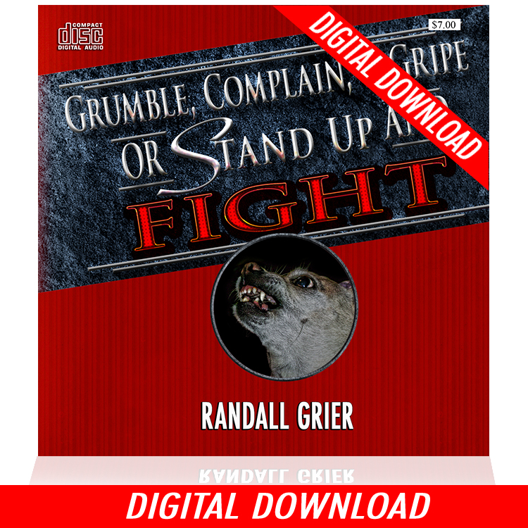 Grumble Complain & Gripe or Stand Up and Fight! (Single MP3 Download)