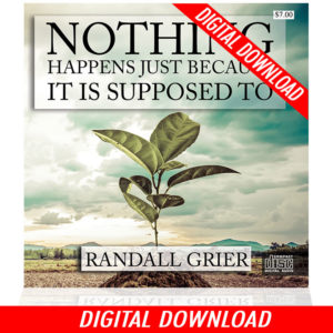Nothing Happens Just Because It Is Supposed To (Single MP3 Download)