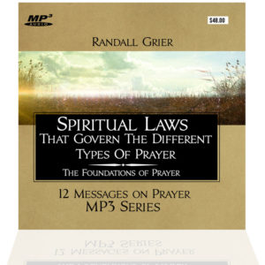 Spiritual Laws That Govern The different Types of Prayer  (Single MP3 Disc)