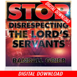 Stop Disrespecting The Lord's Servants (Single MP3 Download)