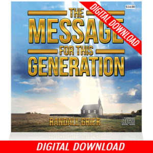 The Message For This Generation (3-MP3 Download)