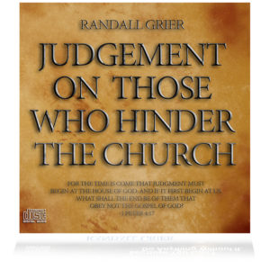 Judgment On Those Who Hinder The Church