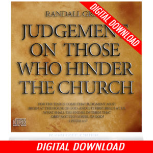 Judgment On Those Who Hinder The Church (Single MP3 Download)