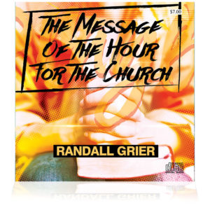 The Message Of The Hour For The Church (Single CD)